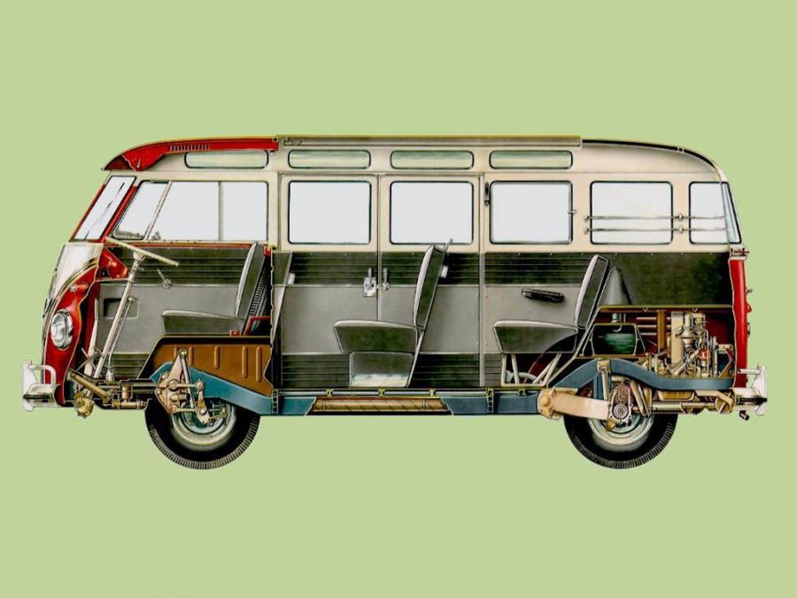  Volkswagen T1 Deluxe Samba Bus 1951 года  (фото 11 из 25)